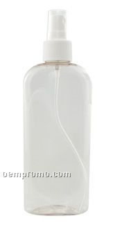 8 Oz. Clear Cosmoval Spray Bottle (Empty)