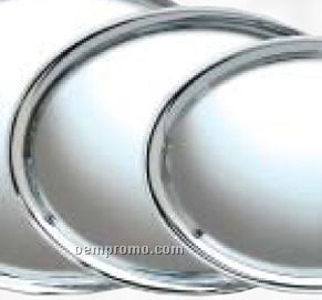 Oval Nickel Plated Tray (8 3/4"X11 3/4")