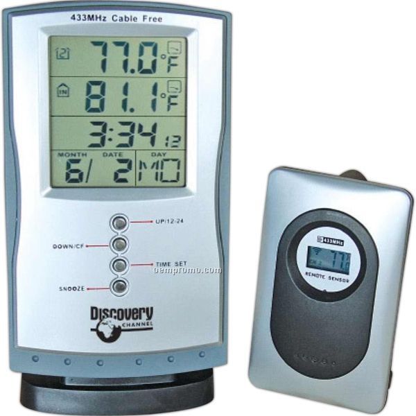 Sonic Wireless Thermometer W/ Wireless Remote Temperature Sensor