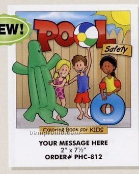 Stock Safety & Prevention Theme - Pool Safety Coloring Book