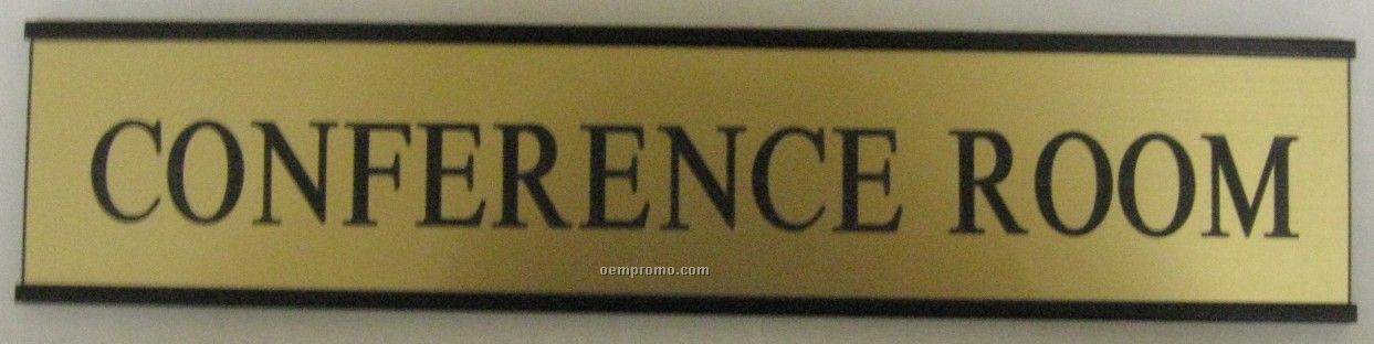 Traditional Wall Name Plate With Black Holder (10
