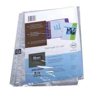 25 Pack Top Load 3 Mil Non Glare Sheet Protectors