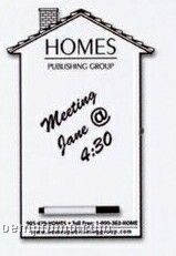 4-3/4"X8-1/4" Tall House With Chimney Memoboard Magnet