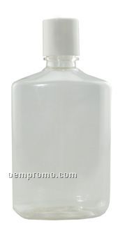 8 Oz. Clear Contempo Oval Dispensing Bottle (Empty)