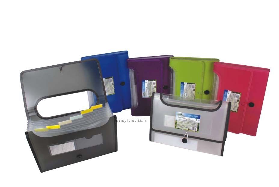 Assorted Pack Expanding File With 7 Pockets & 6 Tabs