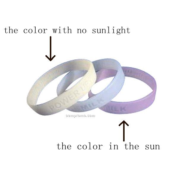 Color Change Silicon Bracelet