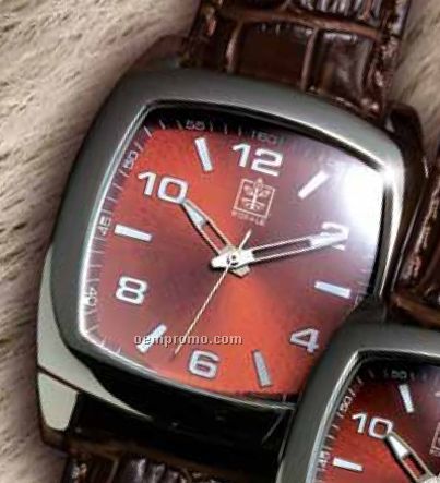 Men's Watch W/ Domed Mineral Crystal