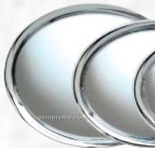 Oval Nickel Plated Tray (9 3/4