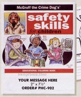 Stock Safety & Prevention Theme - Safety Skills Coloring Book