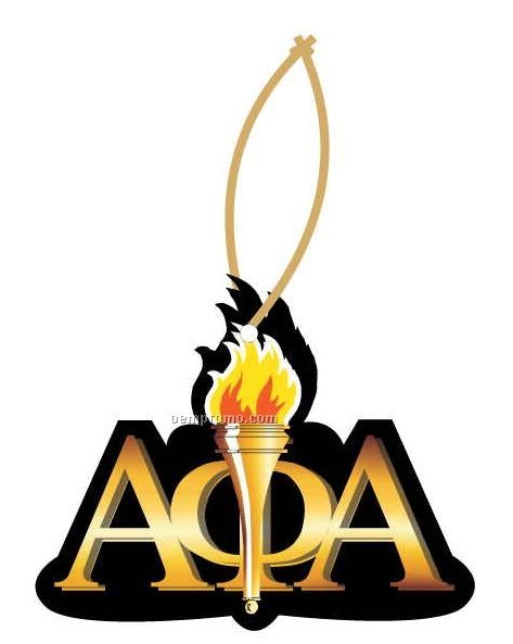 Alpha Phi Alpha Fraternity Mascot Ornament W/ Mirror Back (10 Square Inch)