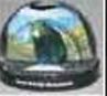 Plastic Snow Globe W/ Custom Imprint - Black Bear