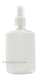 8 Oz. Clear Contempo Oval Spray Bottle (Empty)