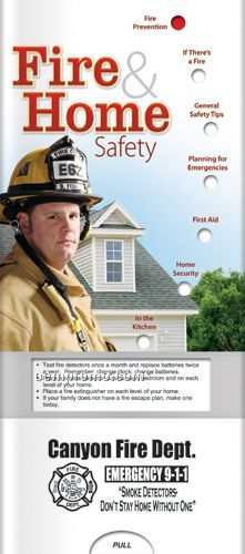 Pocket Slider Chart - Fire & Home Safety