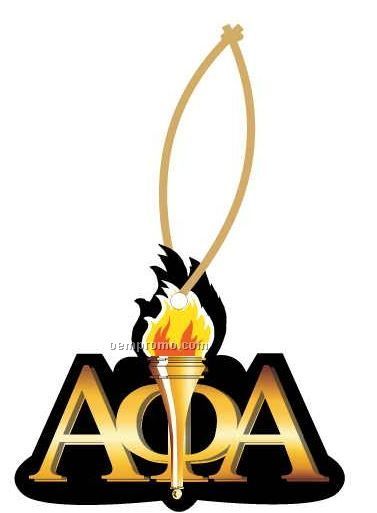 Alpha Phi Alpha Fraternity Mascot Ornament W/ Mirror Back (12 Square Inch)