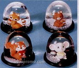 Animal Snow Globe (4 Assorted)