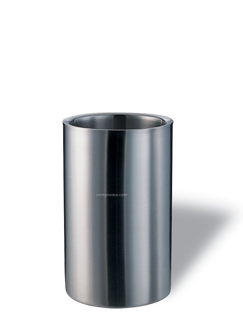 Brushed Stainless Steel Wine Chiller Bucket