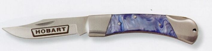 Blue Velvet Pocket Knife