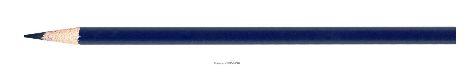 Painted Barrel Pencil W/Colored Lead - Blue