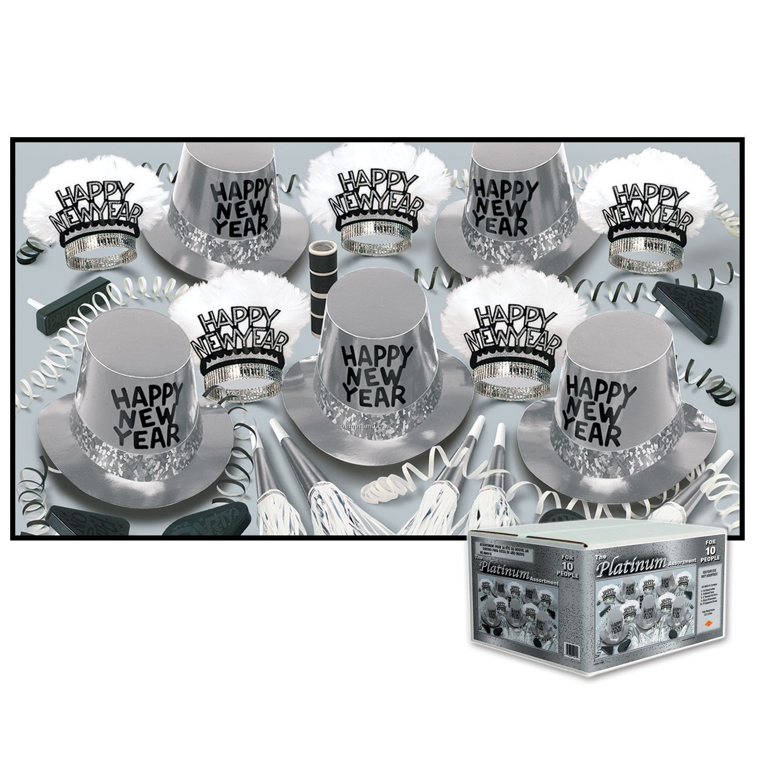 The Platinum Assortment For 10 People W/ Retail Price Label