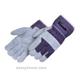 Full Feature Split Cowhide Work Gloves (Large)
