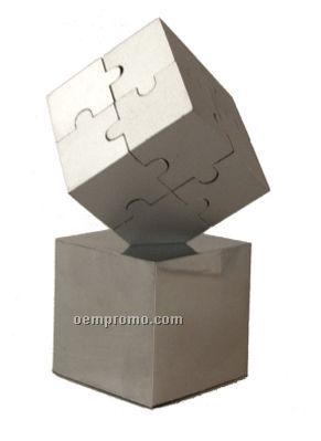 Magnetic Cube Puzzle W/ Polished Cube Base