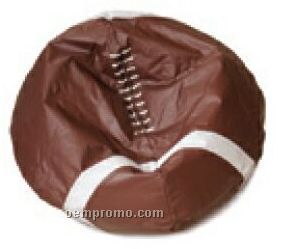 Vinyl Football Bean Bag Chair (Screen Printed)