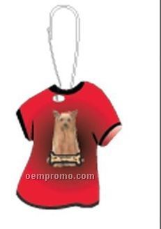 Yorkshire Terrier Dog T-shirt Zipper Pull