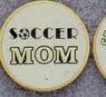 7/8" (Soccer Dad) Medallion Stock Kromafusion X-large Pin W/ Insert