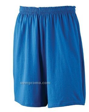 Augusta Adult Athletic Jersey Shorts With Drawstring (2xl)