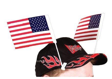 Hat Flags (Pennant Pairs) Flexographically Printed