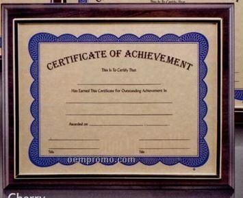 Farnsworth Cherry Certificate Holder