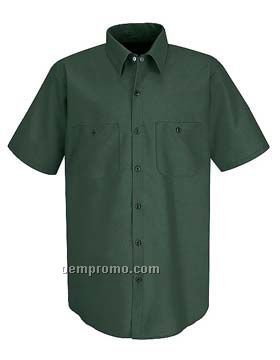 Red Kap Wrinkle Resistant Short Sleeve Uniform Shirt (S-3xl)
