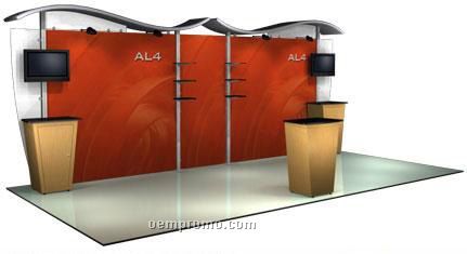 Alumalite Classic Display With Wave Canopy (20')