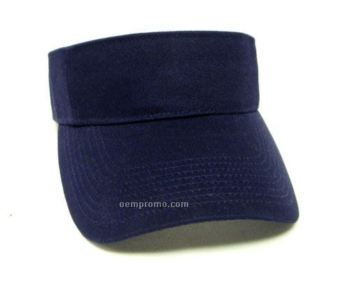 Brushed Cotton Twill Visor (Embroidery)