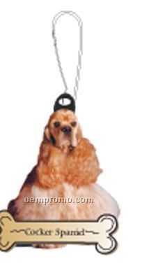 Cocker Spaniel Dog Zipper Pull