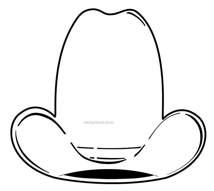 Cowboy Hat Stock Shape Fan
