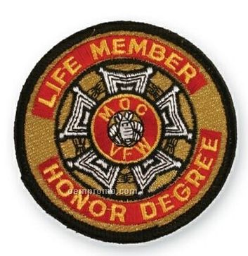 Embroidered Emblem W/ 76% - 100% Coverage (2-1/2")
