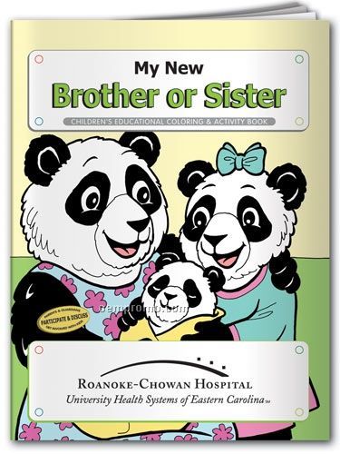Fun Pack Coloring Book W/ Crayons - My New Brother Or Sister