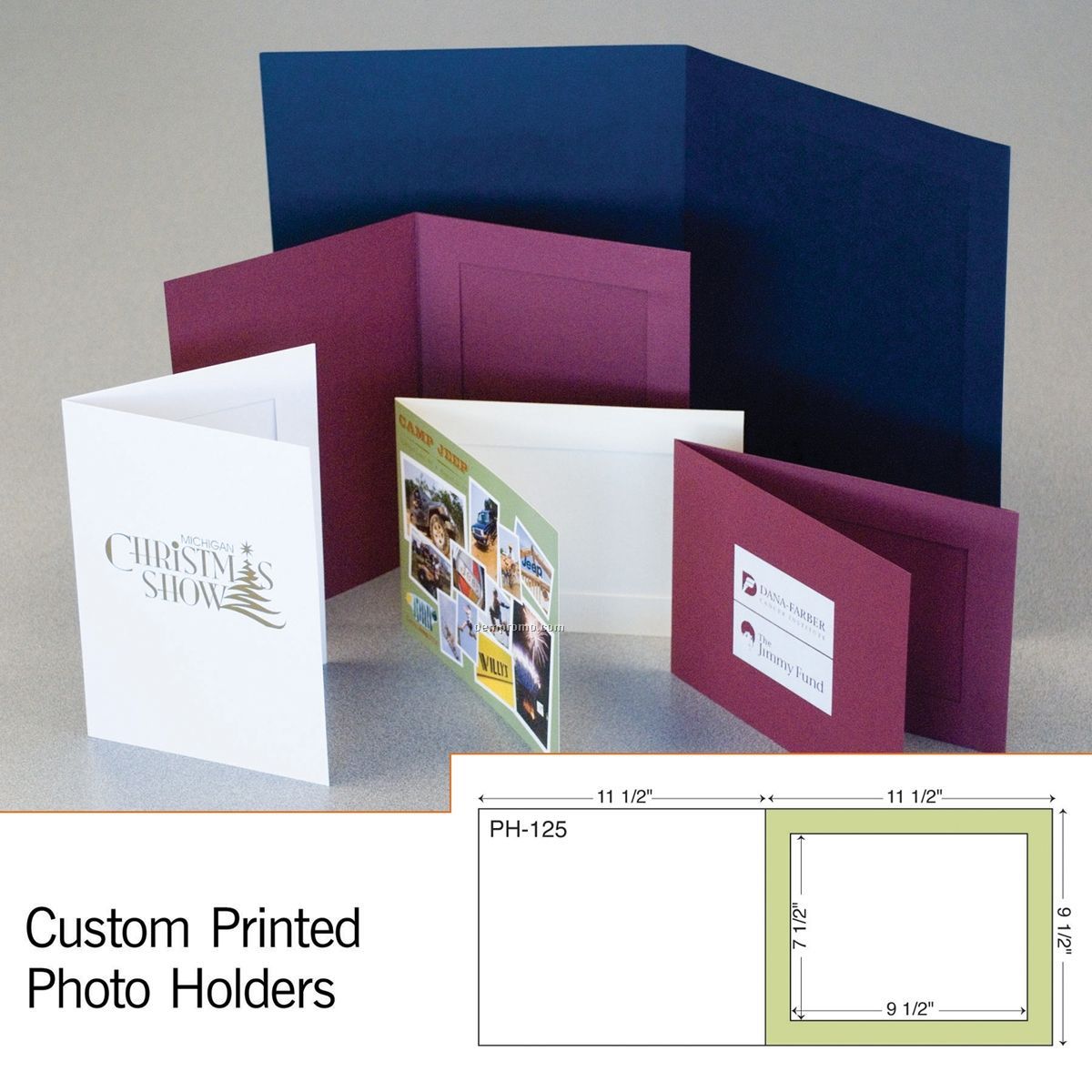 Paperboard 8"X10" Photo Holder (1 Color/1 Side)