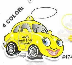 Volkswagon Custom Designed Car Air Freshener W/ Spot Color