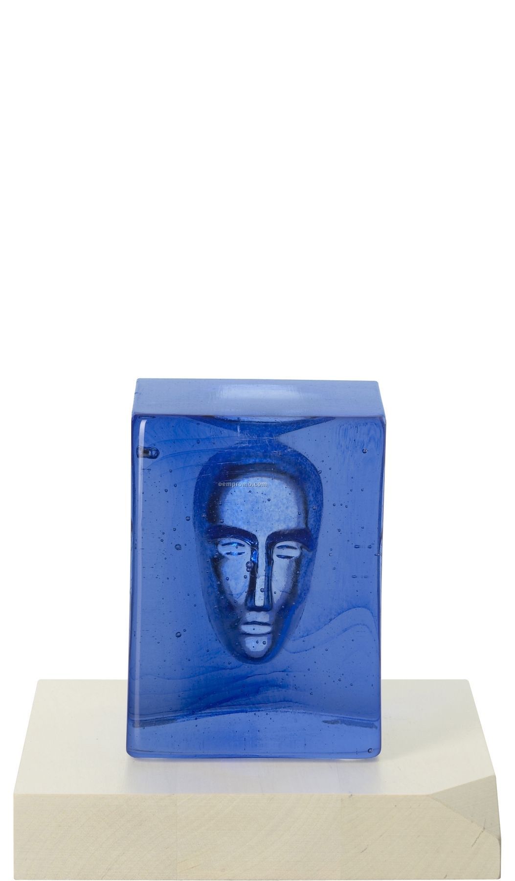 Dreams "Blue Man" Glass Art By Bertil Vallien