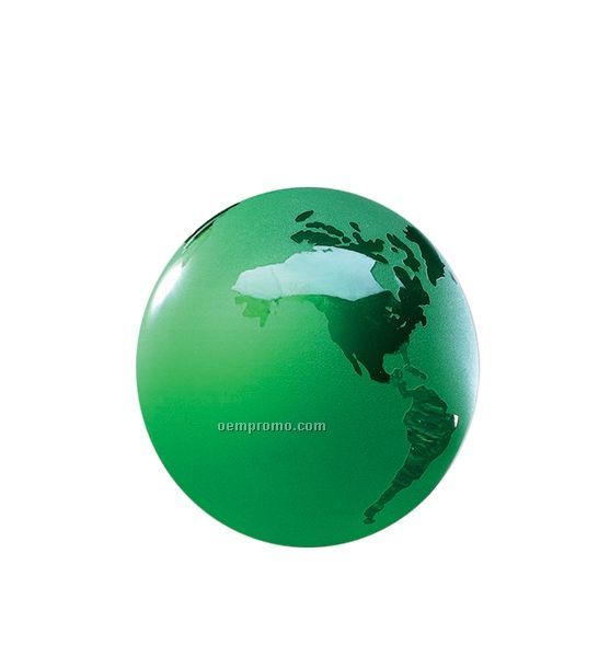 Molten World Globe W/ Flat Bottom #2