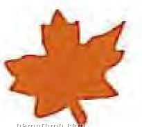 Star & Maple Leaf Confetti (5")