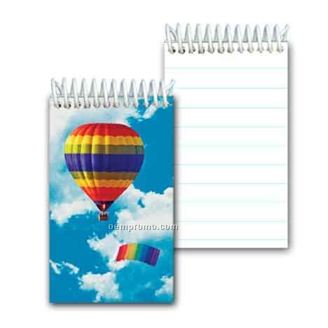 Stock 3d Lenticular Mini Notebook/ Hot Air Balloon (Blanks)