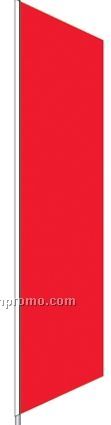 2 1/2'x12' Stock Zephyr Banner Drapes - Red