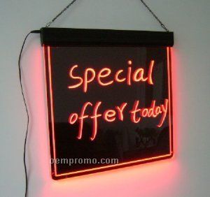 LED Message Board - Eraseable Sign - 24" X 19" - Frameless