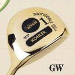 Scottsdale Driver And Fairway Wood With 24k Goldplated Finish