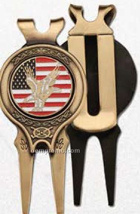 Solid Brass Divot Tool With Custom Ball Marker