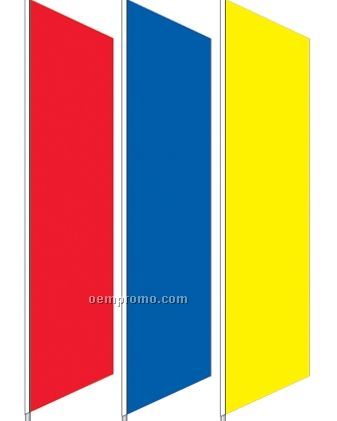 2 1/2'x12' Stock Zephyr Banner Drapes - Blue