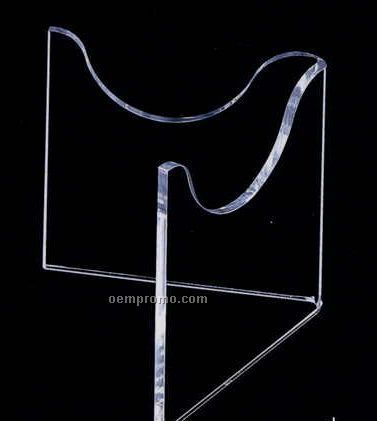 Acrylic V-shaped Tall Cradle Display (2